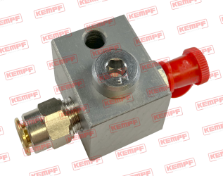 147727 Kempf Nippelblock 1-fach Stahl 180° montiert